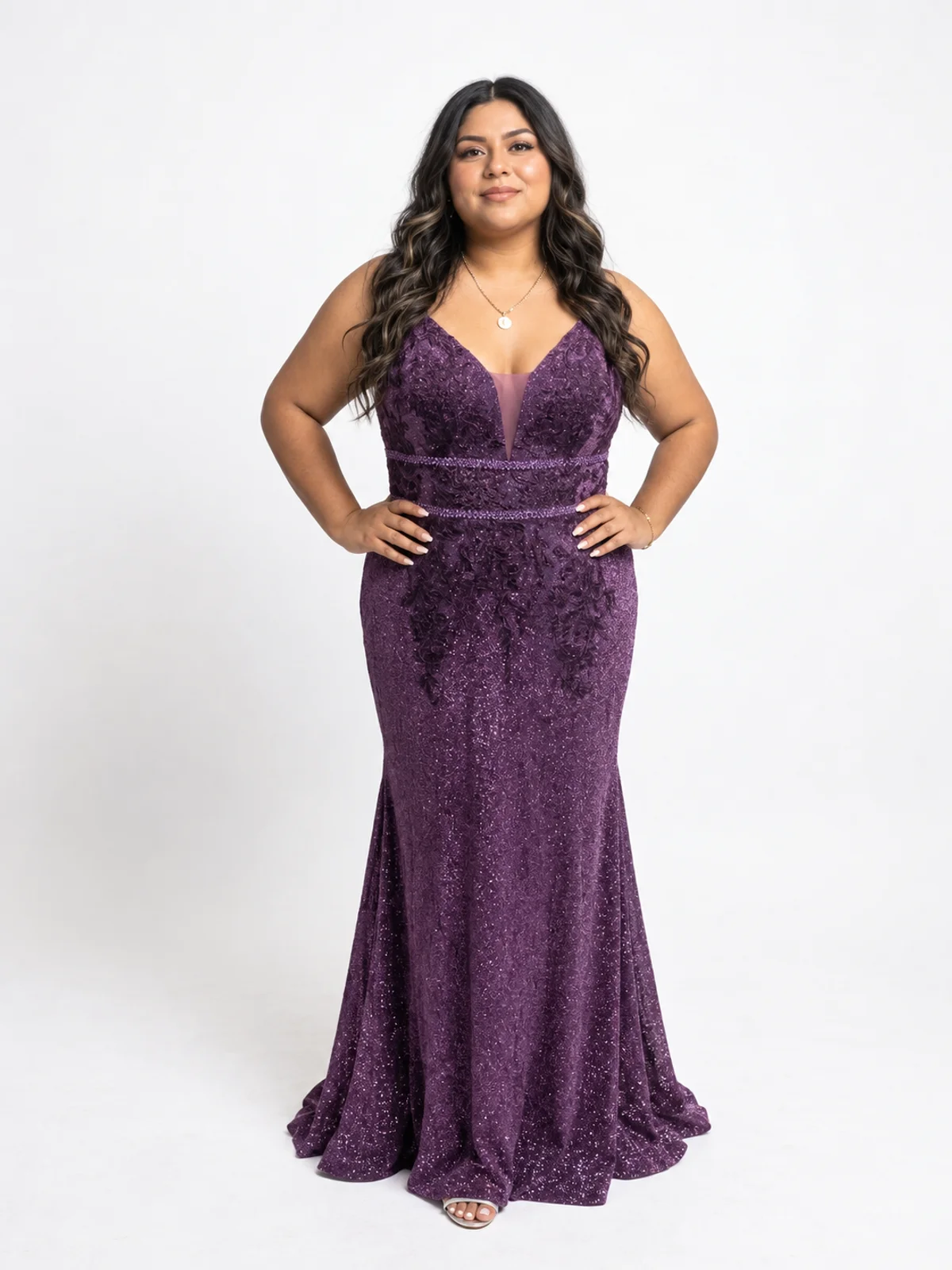 Vestido en renta: #257 Vestido princesa magenta borgoña frente